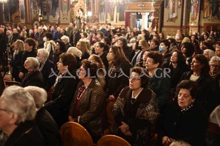 Λαμπρός Εσπερινός για την Ιερά Μνήμη του Αγίου Ελευθερίου στο Γκύζη (Εικόνες)