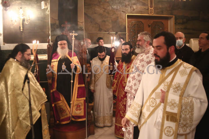 Αρχιερατικός Εσπερινός για τον Προστάτη του Αντικαρκινικού Νοσοκομείου Αθηνών, Άγιο Σάββα τον Ηγιασμένο (Εικόνες)