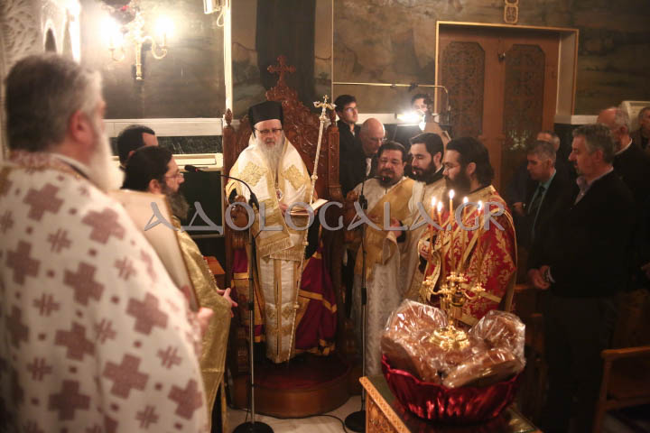 Αρχιερατικός Εσπερινός για τον Προστάτη του Αντικαρκινικού Νοσοκομείου Αθηνών, Άγιο Σάββα τον Ηγιασμένο (Εικόνες)