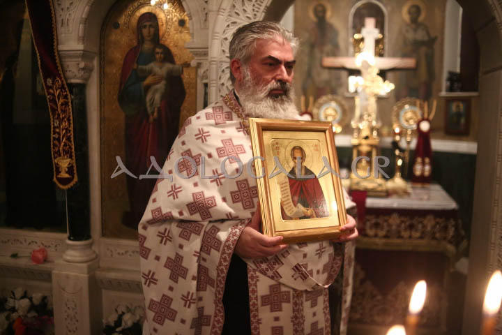 Αρχιερατικός Εσπερινός για τον Προστάτη του Αντικαρκινικού Νοσοκομείου Αθηνών, Άγιο Σάββα τον Ηγιασμένο (Εικόνες)
