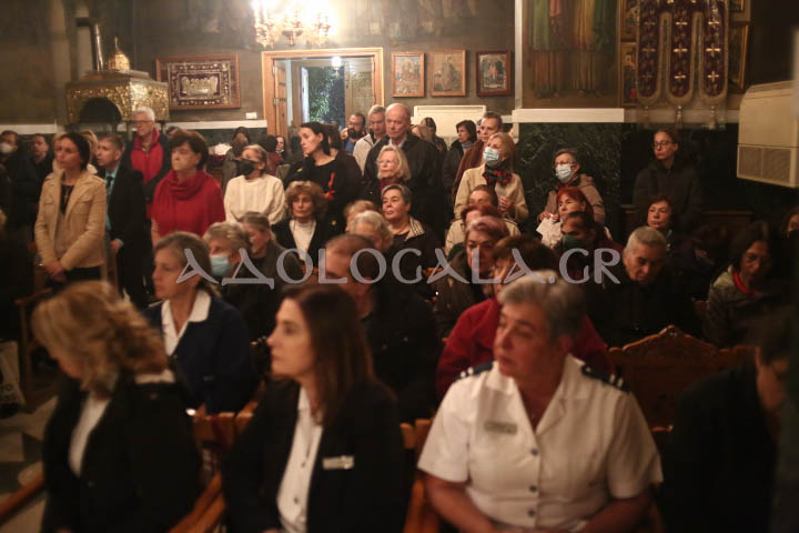 Αρχιερατικός Εσπερινός για τον Προστάτη του Αντικαρκινικού Νοσοκομείου Αθηνών, Άγιο Σάββα τον Ηγιασμένο (Εικόνες)