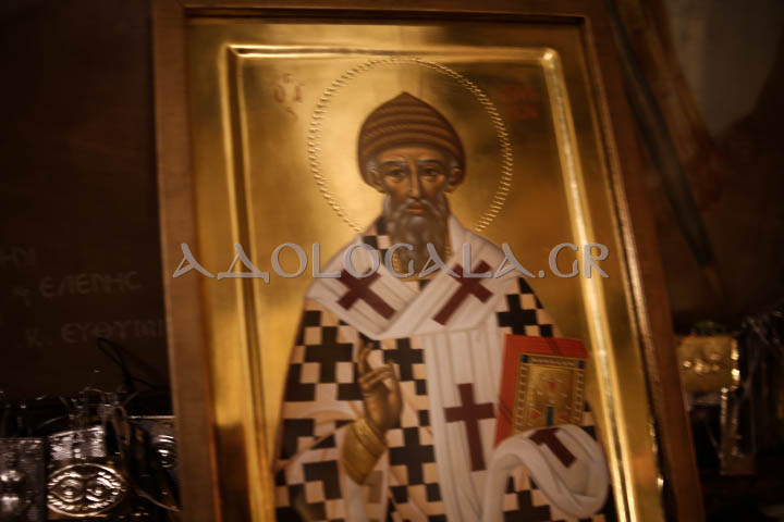 Επίσκοπος Χριστουπόλεως Βαρνάβας στον πανηγυρίζοντα Άγιο Σπυρίδωνα Σταδίου: Ο πλούτος ο δικός μας θα είναι πλούτος αγάπης. Αγάπη στον Θεό και στον συνάνθρωπο (Εικόνες) 