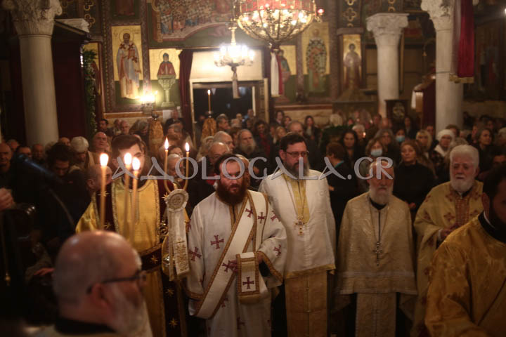 Επίσκοπος Χριστουπόλεως Βαρνάβας στον πανηγυρίζοντα Άγιο Σπυρίδωνα Σταδίου: Ο πλούτος ο δικός μας θα είναι πλούτος αγάπης. Αγάπη στον Θεό και στον συνάνθρωπο (Εικόνες) 