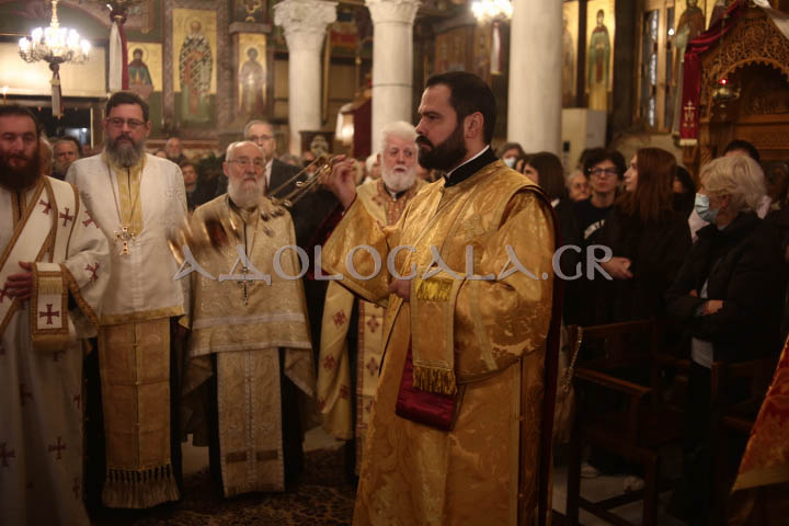 Επίσκοπος Χριστουπόλεως Βαρνάβας στον πανηγυρίζοντα Άγιο Σπυρίδωνα Σταδίου: Ο πλούτος ο δικός μας θα είναι πλούτος αγάπης. Αγάπη στον Θεό και στον συνάνθρωπο (Εικόνες) 