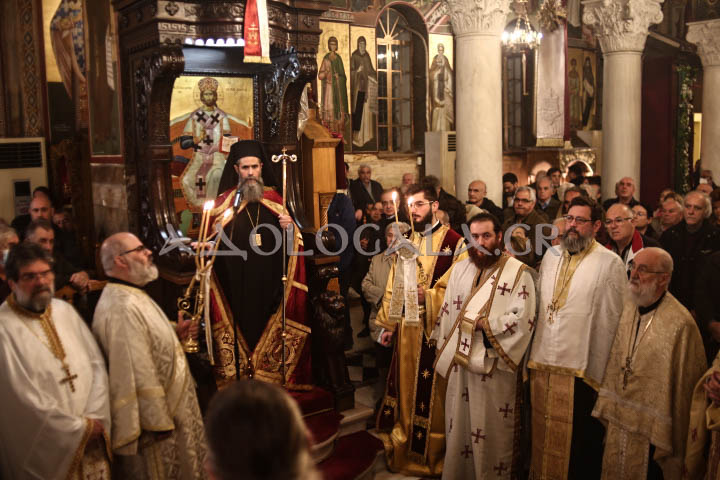 Επίσκοπος Χριστουπόλεως Βαρνάβας στον πανηγυρίζοντα Άγιο Σπυρίδωνα Σταδίου: Ο πλούτος ο δικός μας θα είναι πλούτος αγάπης. Αγάπη στον Θεό και στον συνάνθρωπο (Εικόνες) 