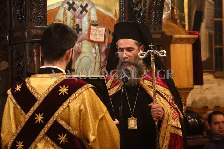 Επίσκοπος Χριστουπόλεως Βαρνάβας στον πανηγυρίζοντα Άγιο Σπυρίδωνα Σταδίου: Ο πλούτος ο δικός μας θα είναι πλούτος αγάπης. Αγάπη στον Θεό και στον συνάνθρωπο (Εικόνες) 