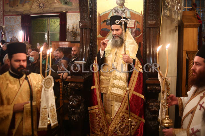 Επίσκοπος Χριστουπόλεως Βαρνάβας στον πανηγυρίζοντα Άγιο Σπυρίδωνα Σταδίου: Ο πλούτος ο δικός μας θα είναι πλούτος αγάπης. Αγάπη στον Θεό και στον συνάνθρωπο (Εικόνες) 