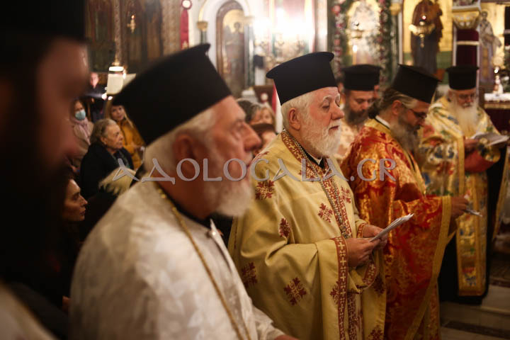 Επίσκοπος Χριστουπόλεως Βαρνάβας στον πανηγυρίζοντα Άγιο Σπυρίδωνα Σταδίου: Ο πλούτος ο δικός μας θα είναι πλούτος αγάπης. Αγάπη στον Θεό και στον συνάνθρωπο (Εικόνες) 