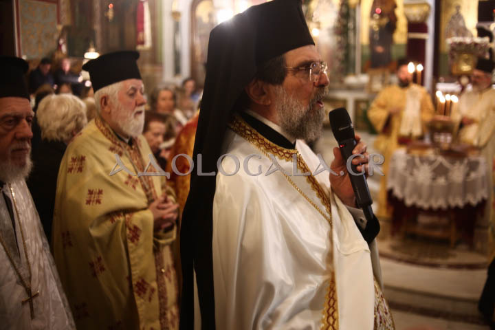 Επίσκοπος Χριστουπόλεως Βαρνάβας στον πανηγυρίζοντα Άγιο Σπυρίδωνα Σταδίου: Ο πλούτος ο δικός μας θα είναι πλούτος αγάπης. Αγάπη στον Θεό και στον συνάνθρωπο (Εικόνες) 