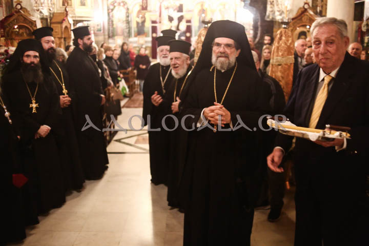 Επίσκοπος Χριστουπόλεως Βαρνάβας στον πανηγυρίζοντα Άγιο Σπυρίδωνα Σταδίου: Ο πλούτος ο δικός μας θα είναι πλούτος αγάπης. Αγάπη στον Θεό και στον συνάνθρωπο (Εικόνες) 