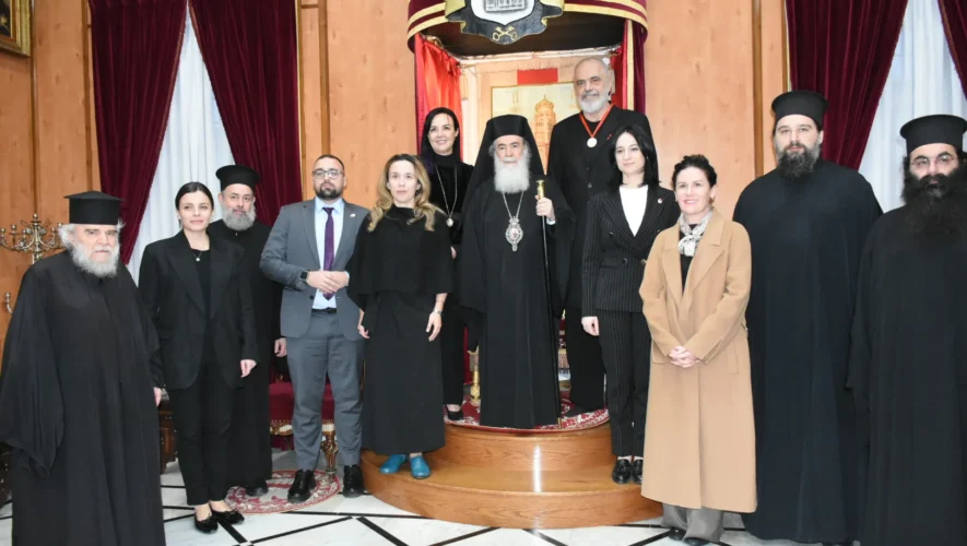 Τον Πρωθυπουργό της Αλβανίας Έντι Ράμα δέχθηκε ο Πατριάρχης Ιεροσολύμων κ. κ. Θεόφιλος Γ΄