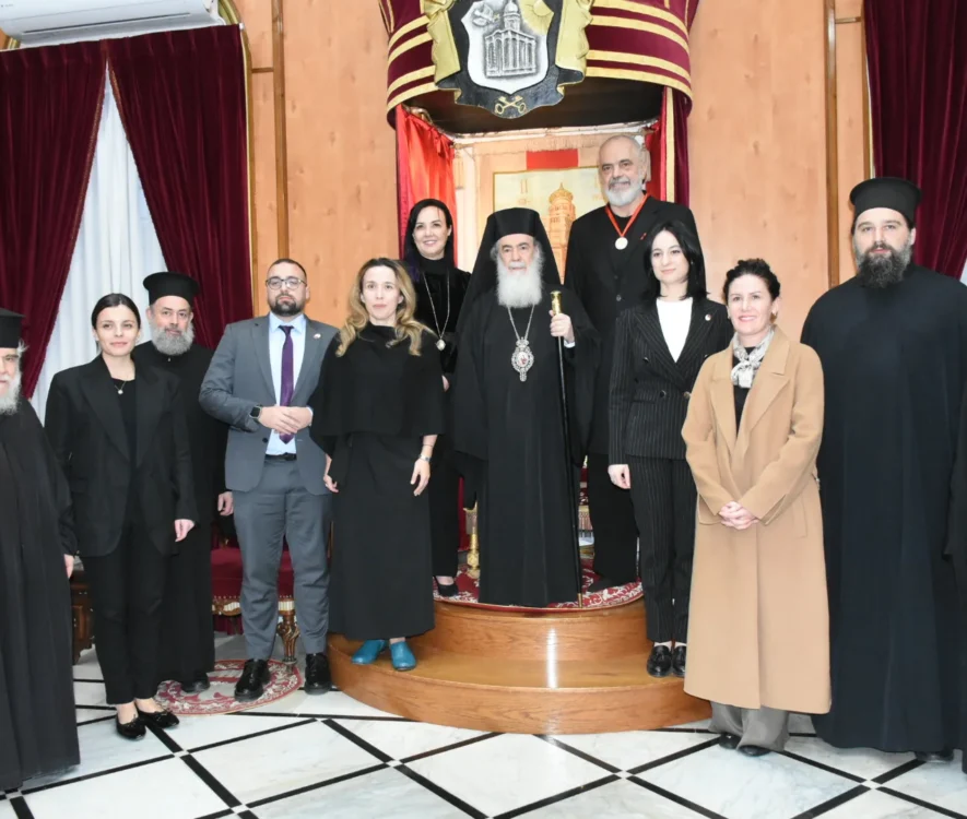 Τον Πρωθυπουργό της Αλβανίας Έντι Ράμα δέχθηκε ο Πατριάρχης Ιεροσολύμων κ. κ. Θεόφιλος Γ΄