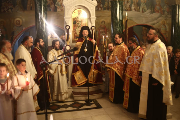 Λαμπρός Εσπερινός για τον Άγιο Τρύφωνα στην Τερψιθέα Άνω Γλυφάδας (Εικόνες)