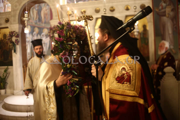 Λαμπρός Εσπερινός για τον Άγιο Τρύφωνα στην Τερψιθέα Άνω Γλυφάδας (Εικόνες)
