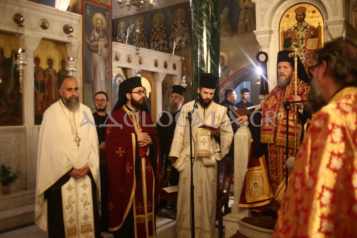 Λαμπρός Εσπερινός για τον Άγιο Τρύφωνα στην Τερψιθέα Άνω Γλυφάδας (Εικόνες)