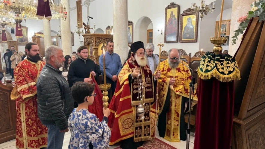 Η Α´ Στάση των Χαιρετισμών στον Ιερό Μητροπολιτικό Ναό Αγίου Γεωργίου Ιεράπετρας