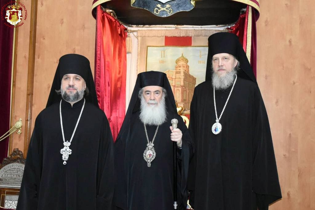 Τον Μητροπολίτη Καζάν κ. Κύριλλο δέχθηκε ο Πατριάρχης Ιεροσολύμων - Η εορτή του Οσίου Ευθυμίου του Μεγάλου στους Αγίους Τόπους 