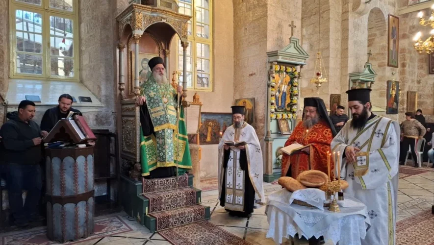 Η εορτή του Αγίου Χαραλάμπους στο Πατριαρχείο Ιεροσολύμων