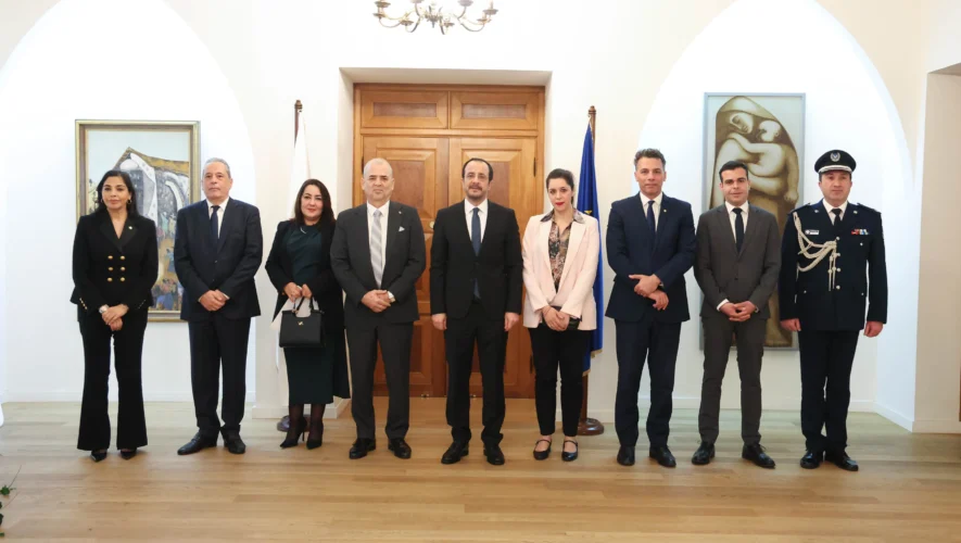Τα Διαπιστευτήρια του νέου Πρέσβη της Κούβας Rubén Pino Martínez και της νέας Πρέσβεως της Ιταλίας Antonella Cavallari δέχθηκε ο ΠτΔ Νίκος Χριστοδουλίδης