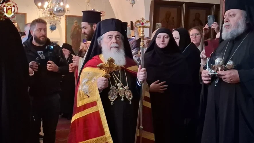 Με λαμπρότητα εορτάστηκε η μνήμη του Αγίου Συμεών του Θεοδόχου στην Ιερά Μονή του στη δυτική Ιερουσαλήμ, προεξάρχοντος του Πατριάρχη Ιεροσολύμων Θεοφίλου Γ΄.