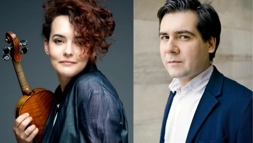 Η Alena Baeva και ο Vadym Kholodenko εμφανίζονται στο Μέγαρο Μουσικής Αθηνών στις 1 Μαρτίου 2026, με έργα Britten, Fauré και Beethoven σε μια συναυλία μουσικής δωματίου υψηλής έντασης.