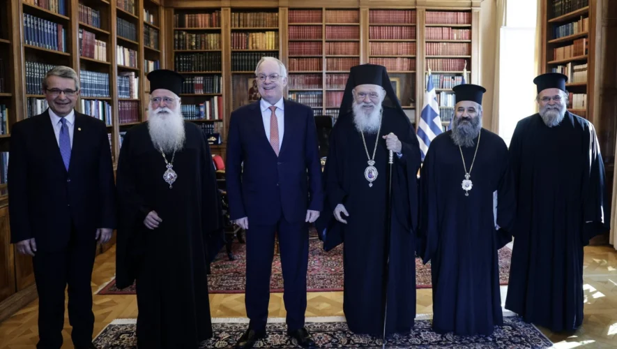 Συνάντηση του ΠτΔ Κ. Τασούλα με τον Αρχιεπίσκοπο Αθηνών και πάσης Ελλάδος κ. κ. Ιερώνυμο