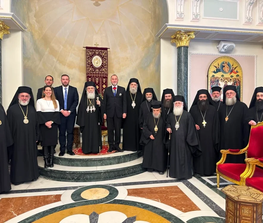 Δοξολογία στα Ιεροσόλυμα για την Ελληνική Εθνική Επέτειο της 25ης Μαρτίου 1821