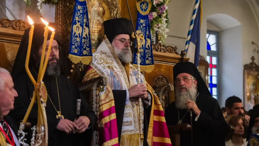 Ενθρονίστηκε ο νέος Μητροπολίτης Κυδωνίας και Αποκορώνου Τίτος