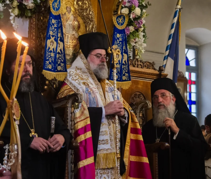 Ενθρονίστηκε ο νέος Μητροπολίτης Κυδωνίας και Αποκορώνου Τίτος