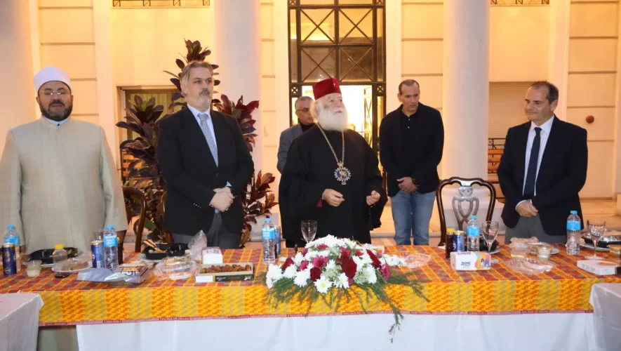 Ιφτάρ του Πατριαρχείου Αλεξανδρείας προς τιμήν των εργαζομένων της αναστήλωσης του Ι.Ν. Ευαγγελισμού Αλεξανδρείας