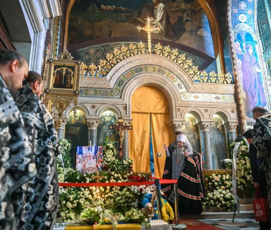 Ο Προκαθήμενος της Ορθόδοξης Εκκλησίας της Ουκρανίας τέλεσε μνημόσυνο για τον εκλιπόντα επίτιμο Πατριάρχη Φιλάρετο