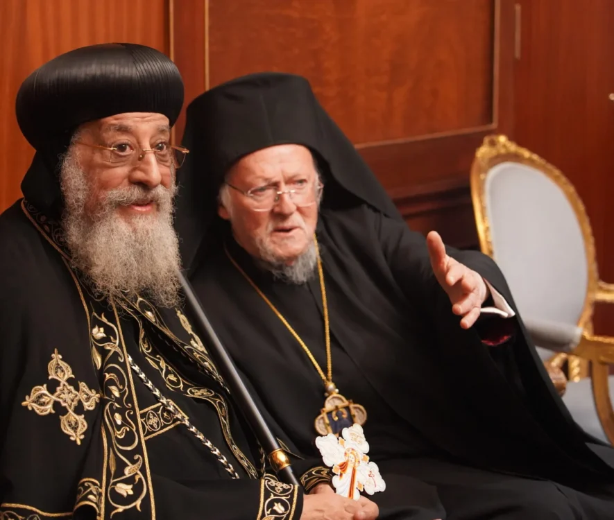 Επίσημη υποδοχή του Κόπτη Πατριάρχη Tawadros II, στην έδρα του Οικουμενικού Πατριαρχείου