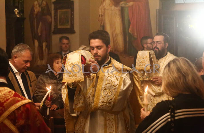 Παννυχίδα Αναστάσεως και Αναστάσιμη Αρχιερατική Θεία Λειτουργία στον Άγιο Νικόλαο Πτωχοκομείου Αθηνών (Εικόνες) 