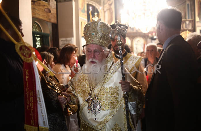 Παννυχίδα Αναστάσεως και Αναστάσιμη Αρχιερατική Θεία Λειτουργία στον Άγιο Νικόλαο Πτωχοκομείου Αθηνών (Εικόνες) 
