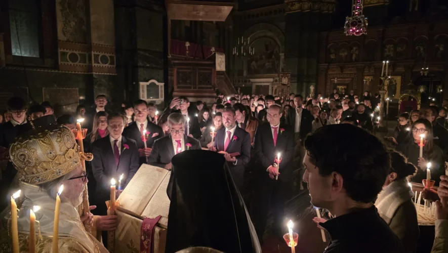 Η Ανάσταση στον καθεδρικό Ναό της Θείας Σοφίας στο Λονδίνο, της Ι.Α. Θυατείρων και Μεγάλης Βρετανίας