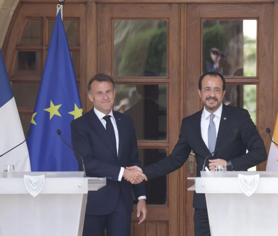 Ν. Χριστοδουλίδης : Ιστορική η επίσκεψη Μακρόν στη Κύπρο