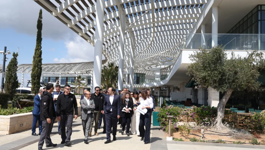 Επίβλεψη στη Μαρίνα Αγίας Νάπας ενόψει της Άτυπης συνόδου αρχηγών κρατών, πραγματοποίησε ο Πρόεδρος Χριστοδουλίδης