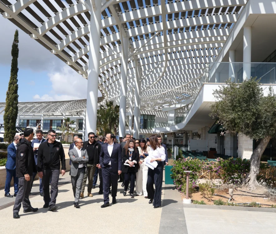 Επίβλεψη στη Μαρίνα Αγίας Νάπας ενόψει της Άτυπης συνόδου αρχηγών κρατών, πραγματοποίησε ο Πρόεδρος Χριστοδουλίδης