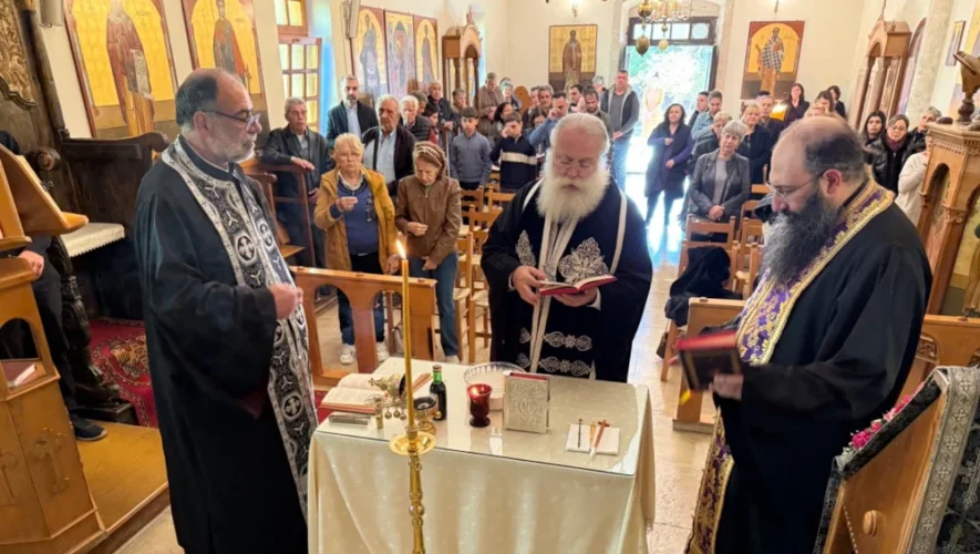Η Ακολουθία του Ιερού Ευχελαίου στην Ιερά Μονή Αγίων Πάντων Αγιασμένου Ιεράπετρας