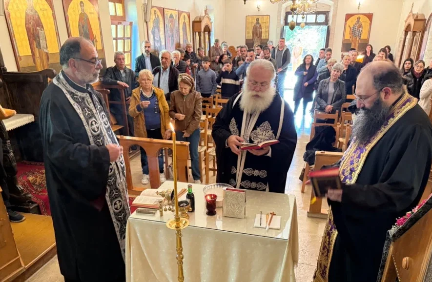 Η Ακολουθία του Ιερού Ευχελαίου στην Ιερά Μονή Αγίων Πάντων Αγιασμένου Ιεράπετρας