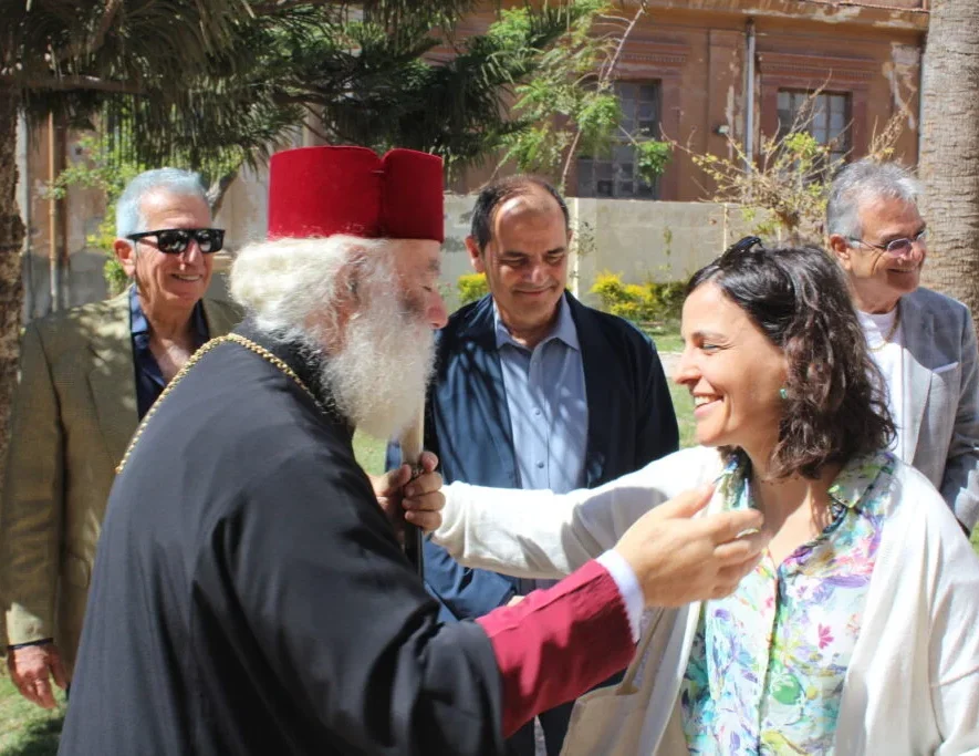 Το Πασχάλιο Γεύμα στον Οίκο Ευγηρίας «ΜΑΝΝΑ» παρουσία του Πατριάρχη Αλεξανδρείας Θεόδωρου