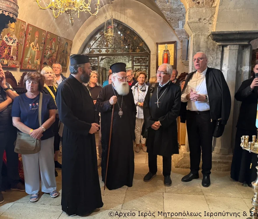Episkepsi tou Mitropoliti Aystrias Arseniou me omilo Aystriakon Katholikon stin Iera Moni Toplou