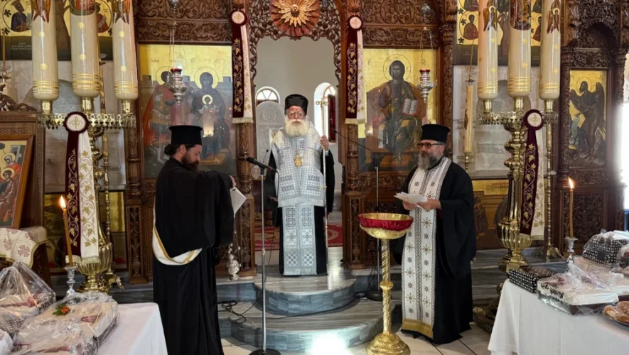 Εσπερινός Ψυχοσάββατου προ της Πεντηκοστής στο Μητροπολιτικό Ναό του Αγίου Γεωργίου Ιεράπετρας