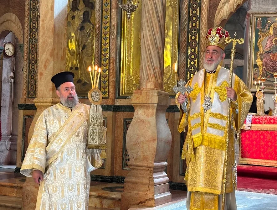 I Apodosi tou Pasxa & Anamnisi tou en ourano fanentos simeiou tou Timiou Stayrou sta Ierosolyma