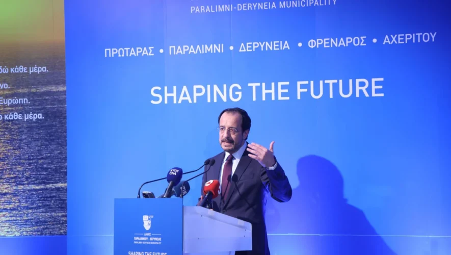 O PtD N. Hristodoulidis stin Parousiasi tis Neas Anaptyksiakis Touristikis Stratigikis tou Dimou Paralimniou-Deryneias
