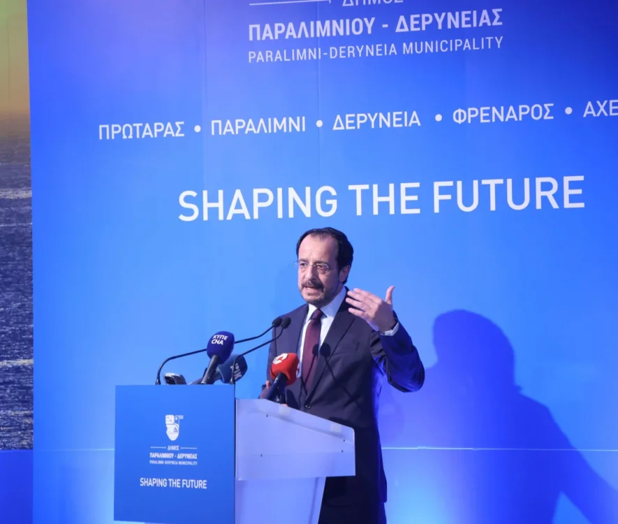 O PtD N. Hristodoulidis stin Parousiasi tis Neas Anaptyksiakis Touristikis Stratigikis tou Dimou Paralimniou-Deryneias