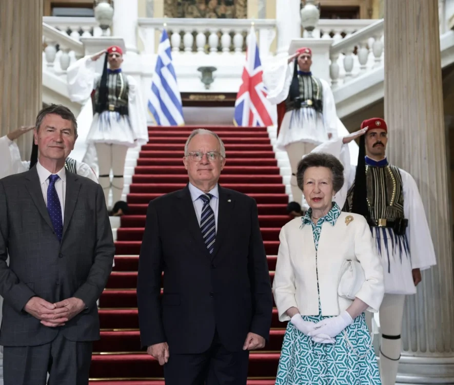 Tin prigkipissa Anna tou Inomenou Basileiou dexthike o PtD K. Tasoulas