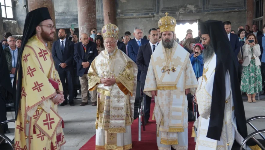 Συλλείτουργο Οικουμενικού Πατριάρχη - Αρχιεπισκόπου Αλβανίας στην Καππαδοκία