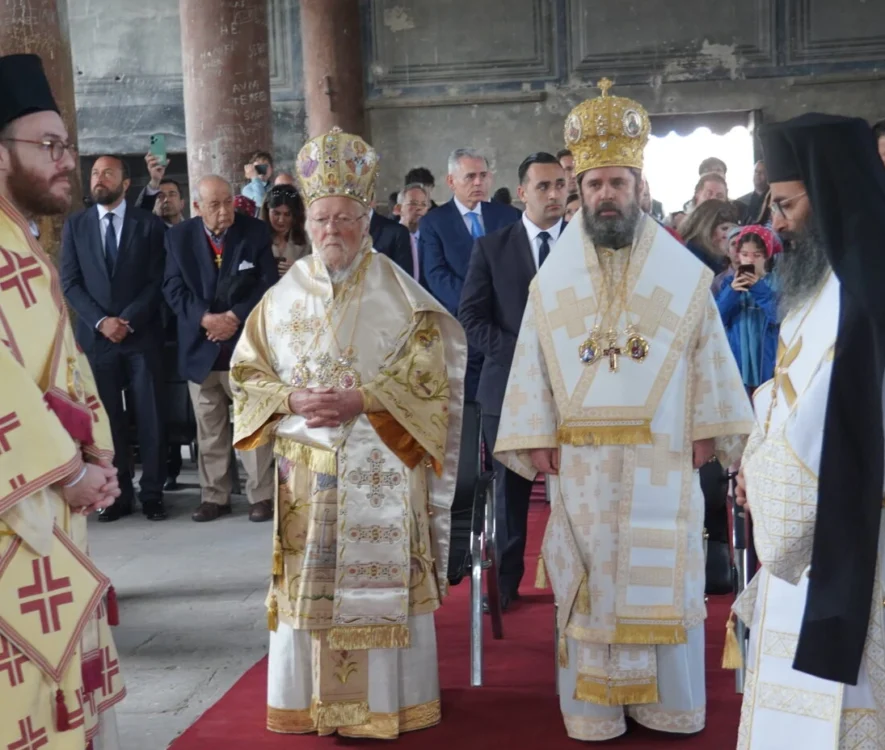 Συλλείτουργο Οικουμενικού Πατριάρχη - Αρχιεπισκόπου Αλβανίας στην Καππαδοκία