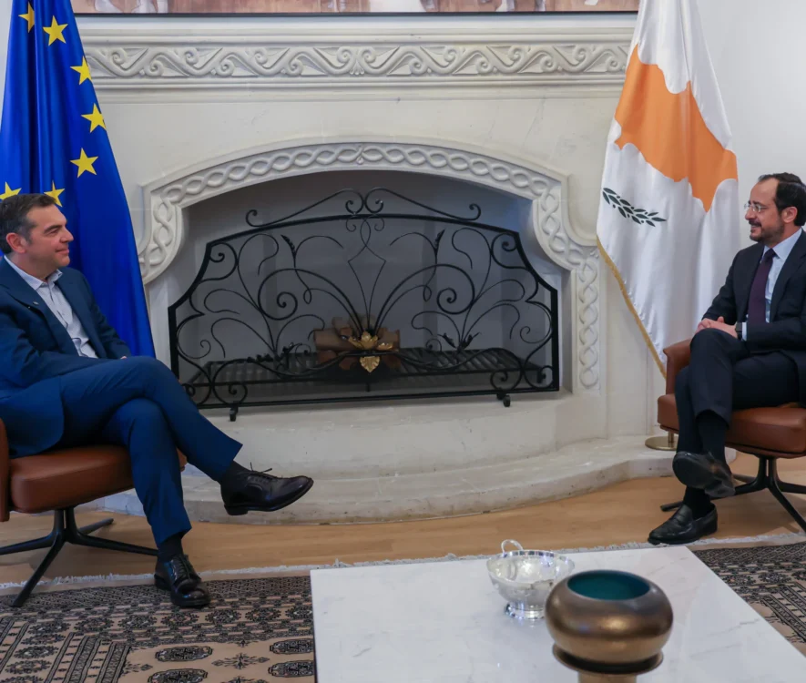 Συνάντηση ΠτΔ Ν. Χριστοδουλίδη με τον Τέως Πρωθυπουργό της Ελλάδος Αλέξη Τσίπρα